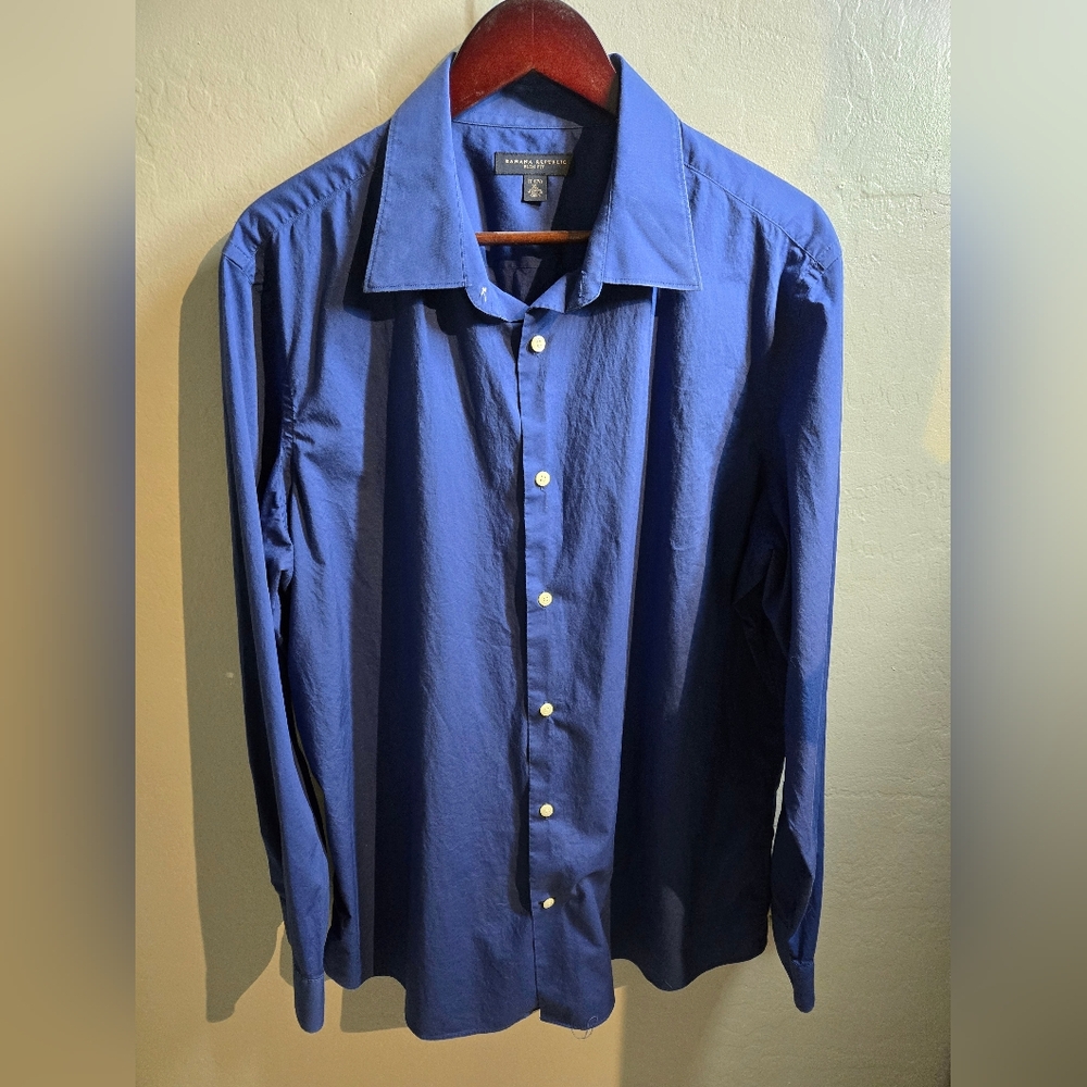 Banana Republic Blue Casual Button Down Shirt